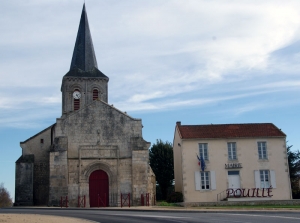 Eglise Mairie Pouillé Vendée