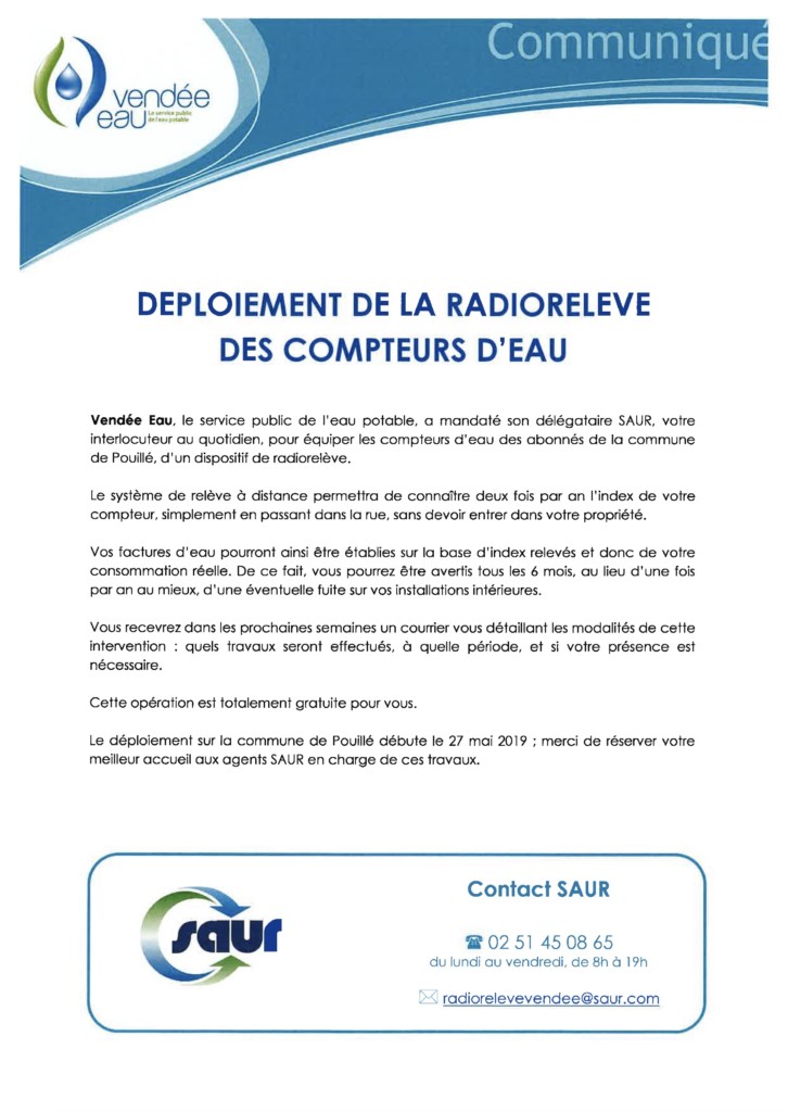 Radioreleve compteurs eau